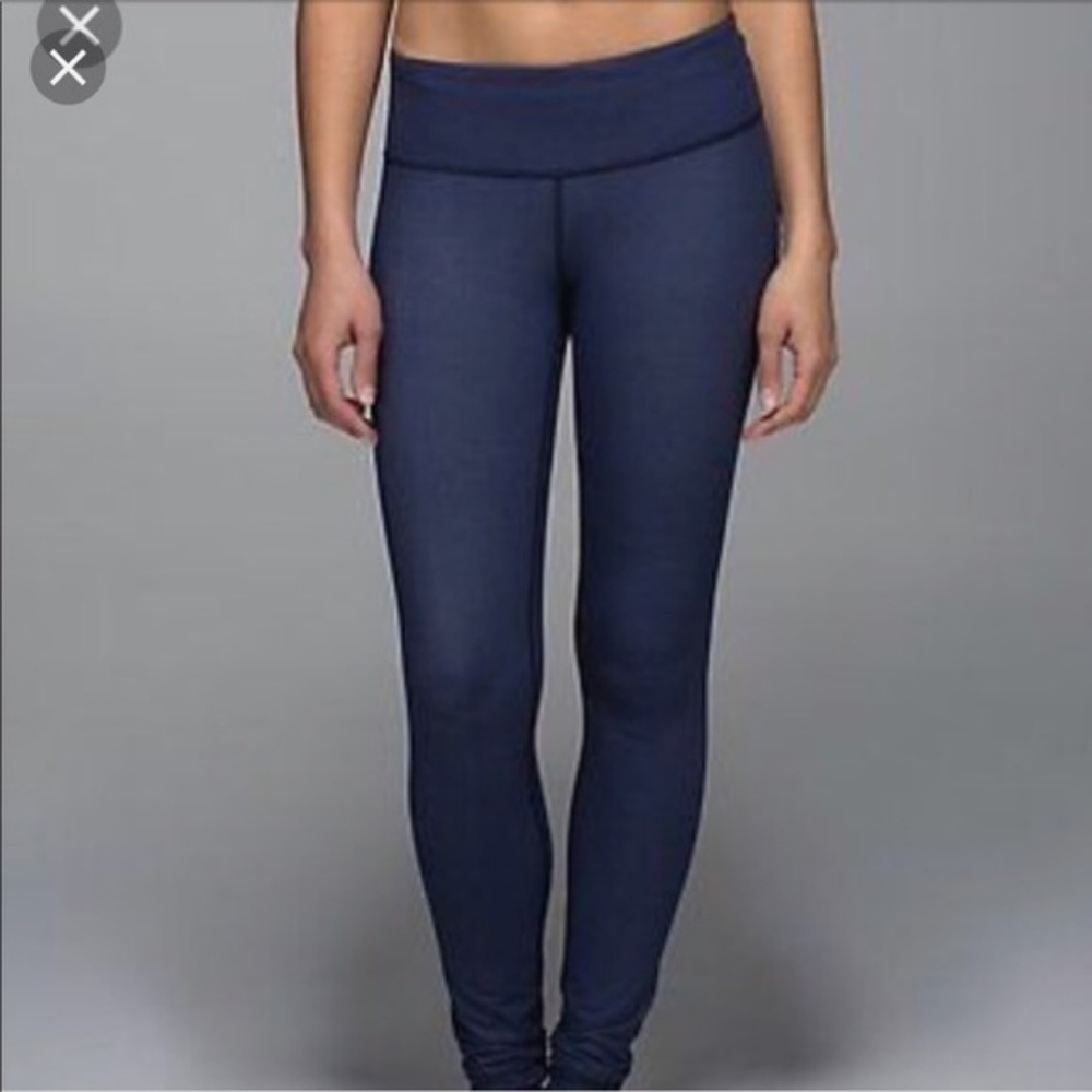 Lululemon Faux Denim Leggings
